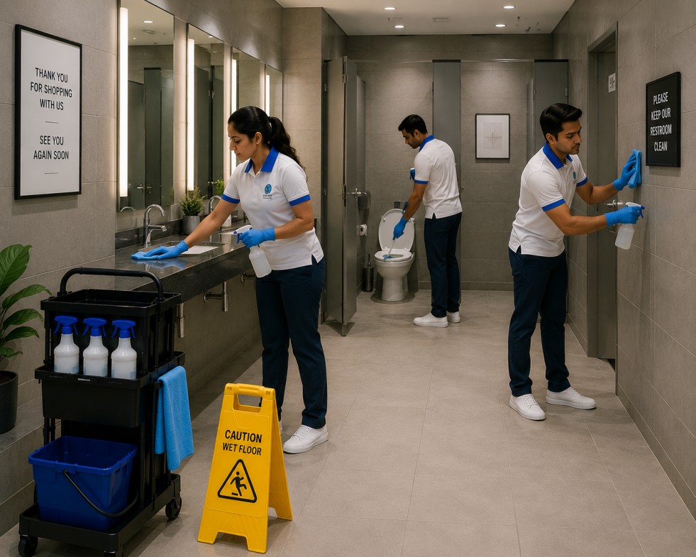 Restroom Cleaning Services in
                                            London
